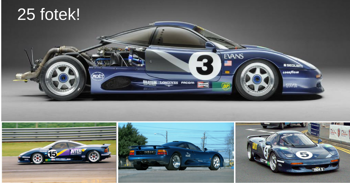 Jaguar XJR-15 - zapomenutý supersport