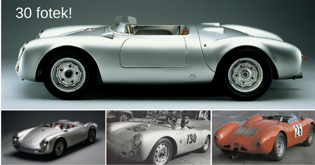 Porsche 550 Spyder - auto, které proslavila tragická smrt Jamese Deana