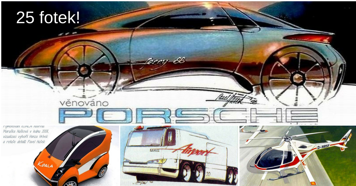 Designér Pavel Hušek - po jeho návrzích toužily nejlepší světové automobilky