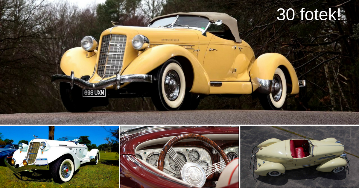 Auburn 851 Speedster - slavný americký sporťák ze 30. let
