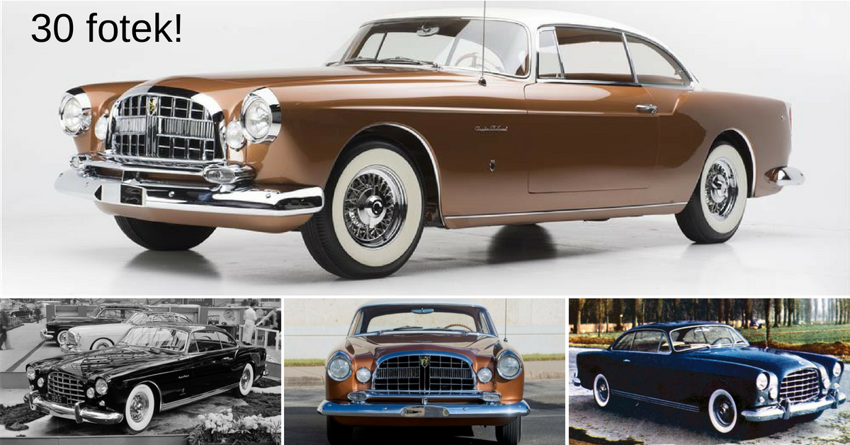 Chrysler ST Special: Unikátní luxusní vůz z 50. let