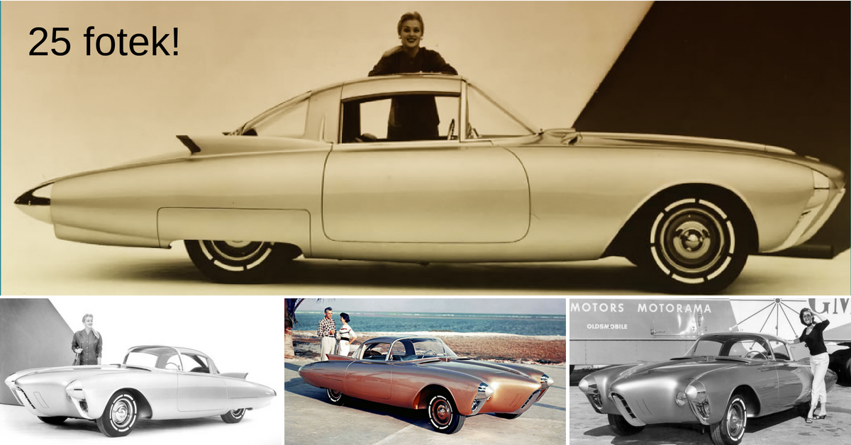 Oldsmobile Golden Rocket - zlatá raketa z roku 1956