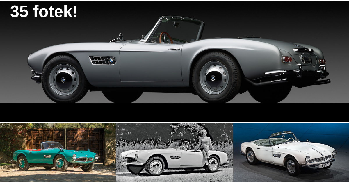 BMW 507 - učebnicový příklad vyváženosti, čistoty a elegance