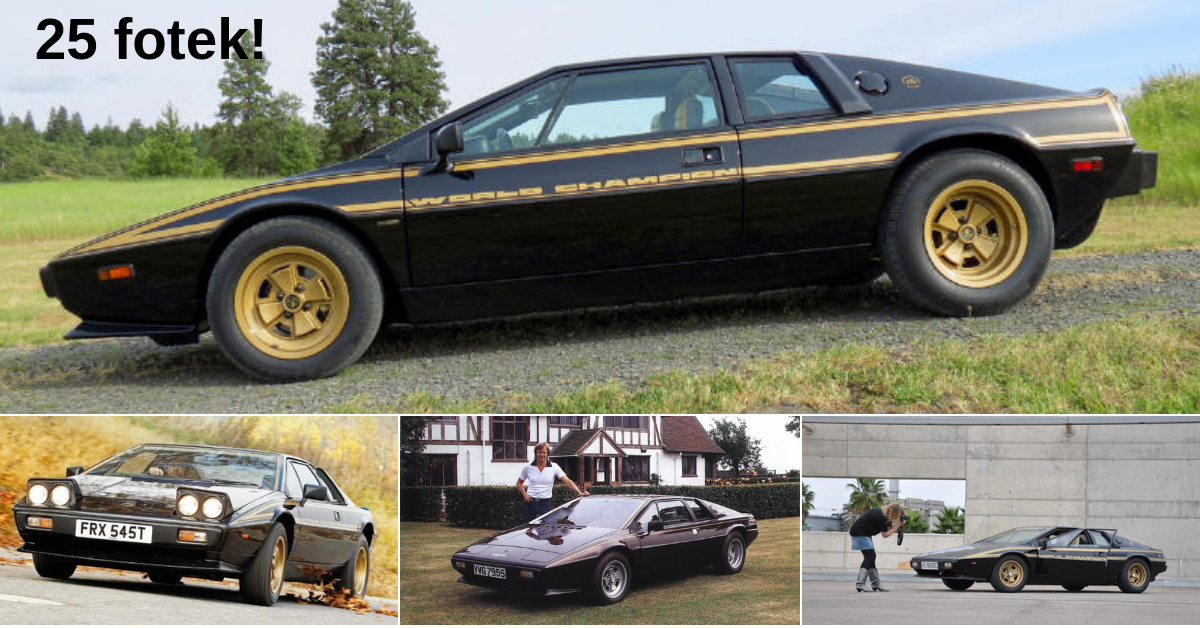 Lotus Esprit - auto zrozené pro Bonda