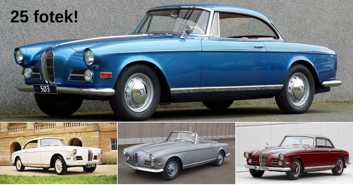 BMW 503 - luxusní vůz za ještě luxusnější peníze