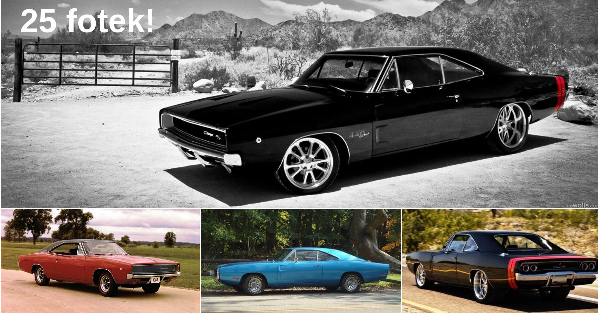 Dodge Charger - hrdina Nascar a kultovních filmů