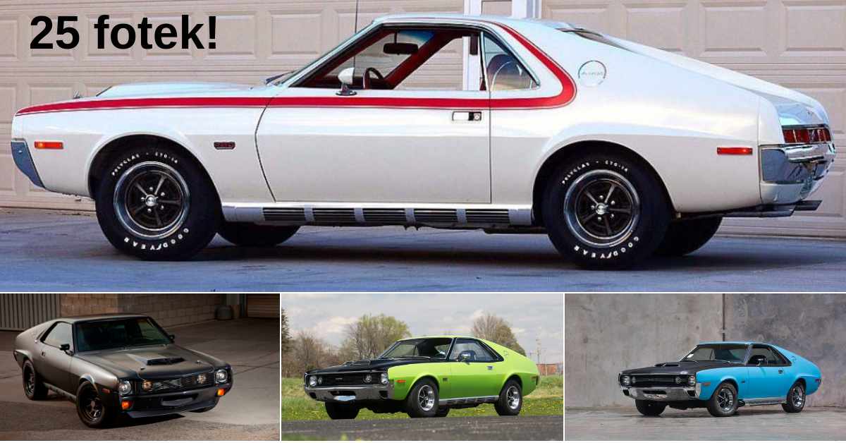 AMC AMX - levnější Corvetta