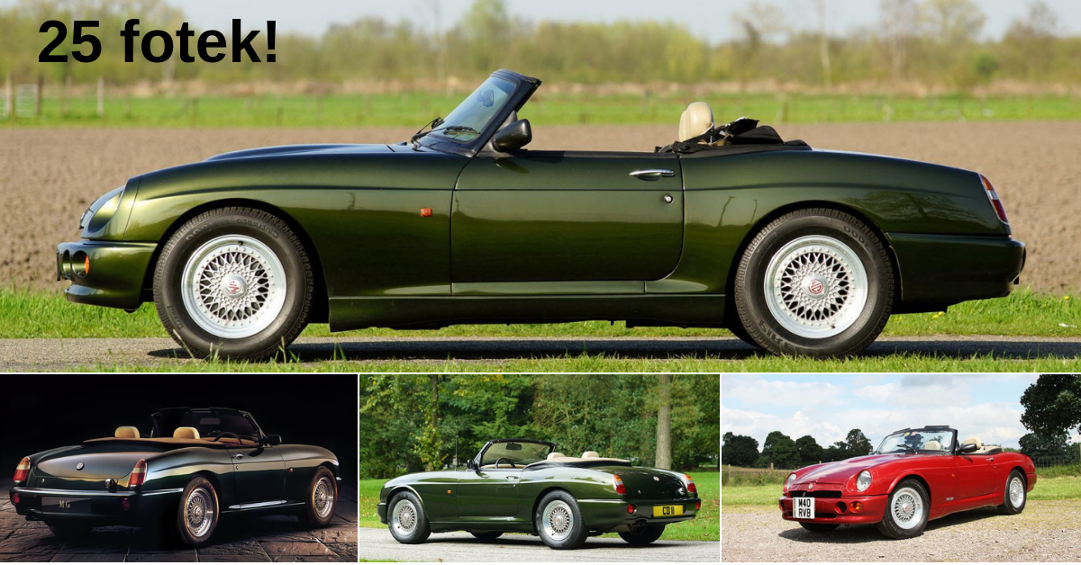 MG RV8 - připomínka starých dobrých časů