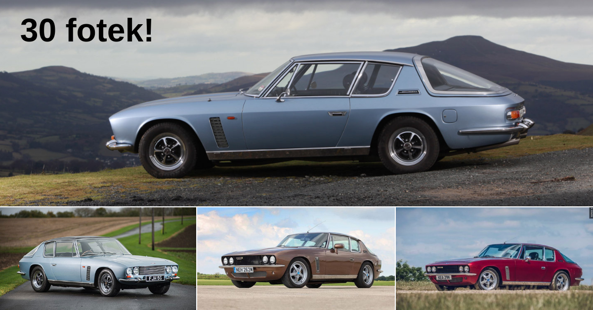 Jensen Interceptor - GT pro rockové a filmové hvězdy