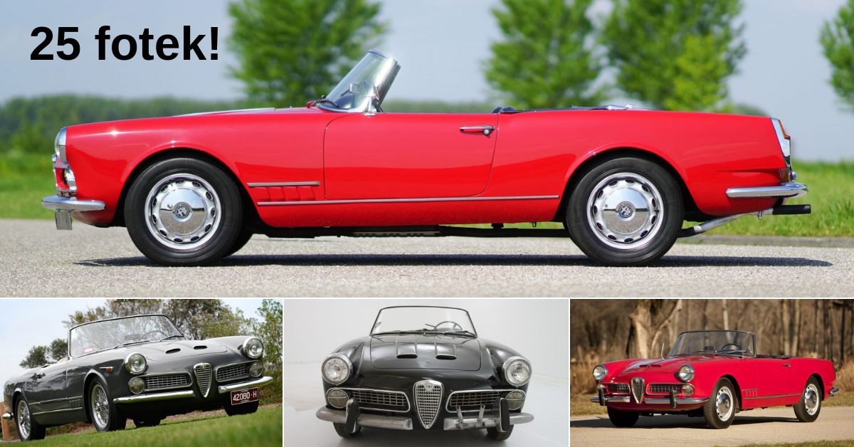 Alfa Romeo 2000 Touring - vůz na letní projížďky