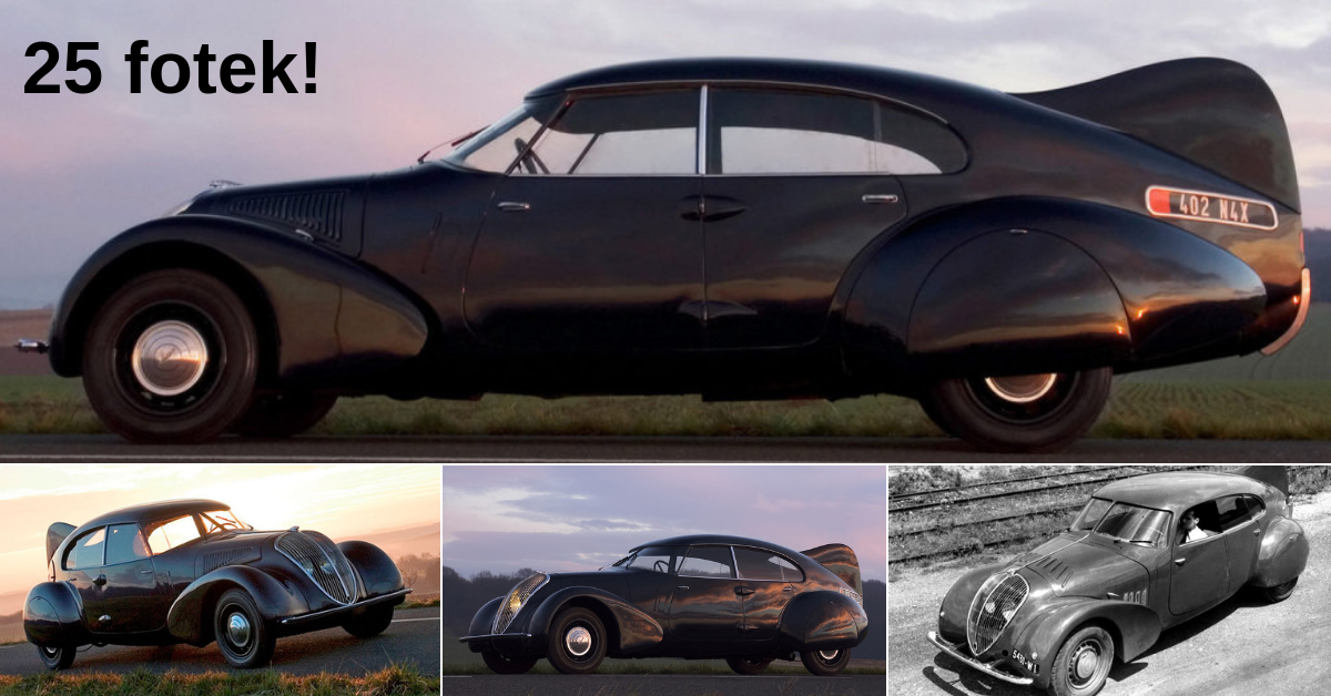 Peugeot 402 Andreau - inspirováno Tatrou 77?