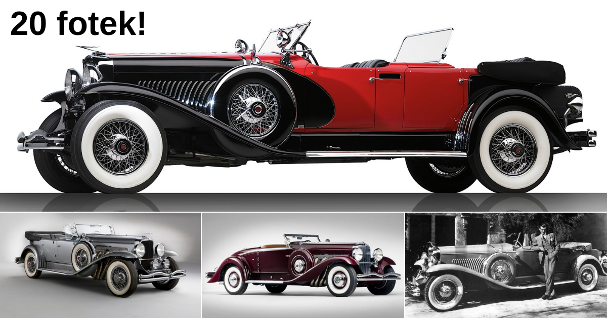 Duesenberg Model J - nejrychlejší americké auto 30. let