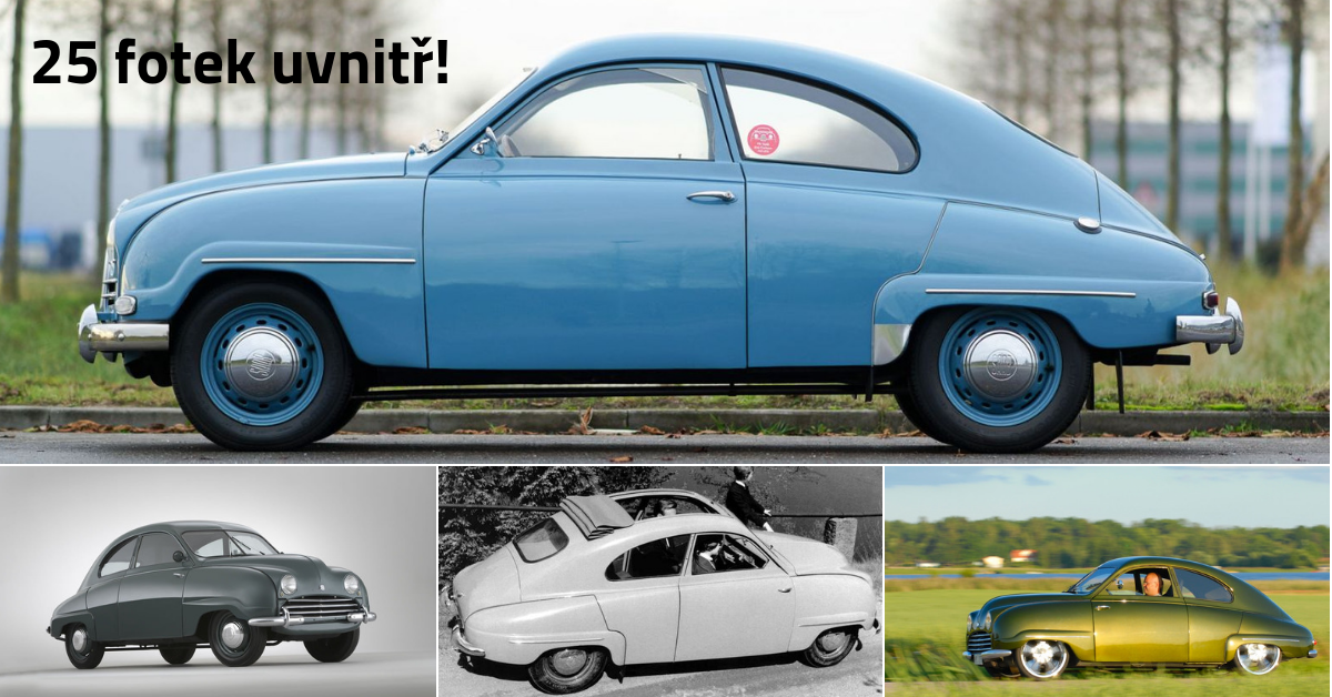 Saab 92 - populární lidové auto s žabí tváří