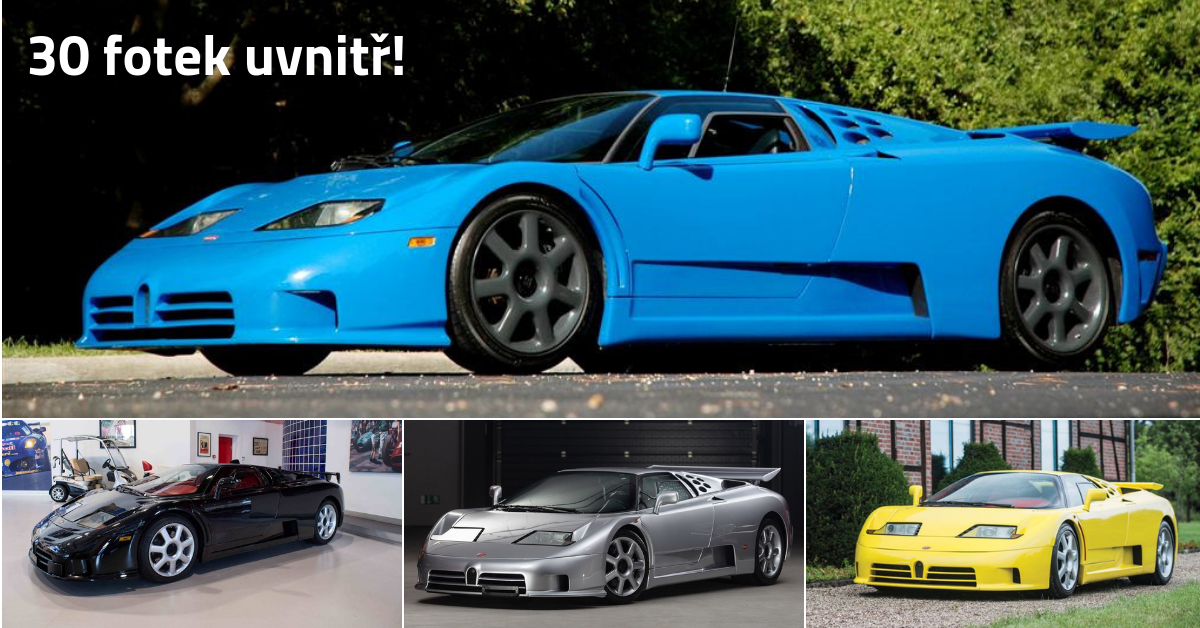 Bugatti EB110 SS - vzácnost mezi supersporty z 90. let