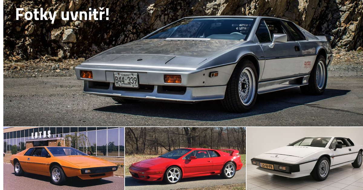 Lotus Esprit - legendární sporťák, který se vyráběl 28 let