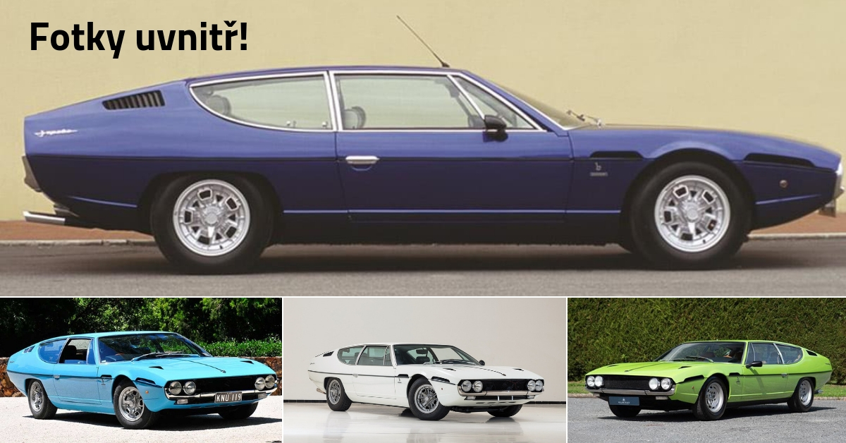 Lamborghini Espada - supersport pro čtyři cestující