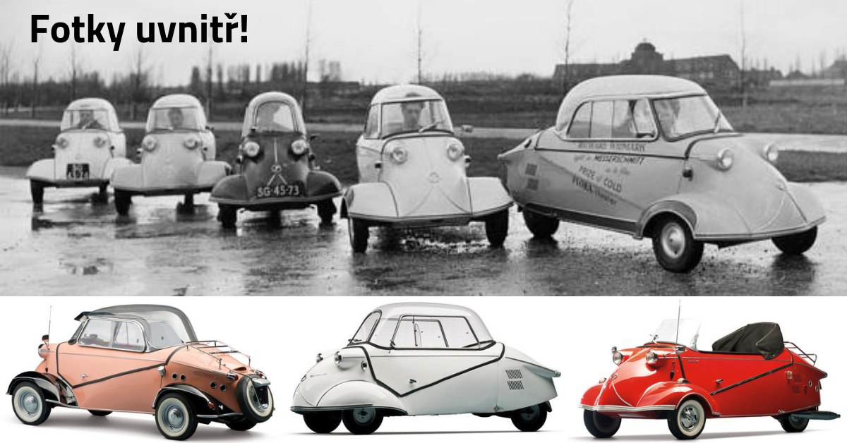 Messerschmitt KR175 a KR200 - malá jako motocykl, ale o dost pohodlnější