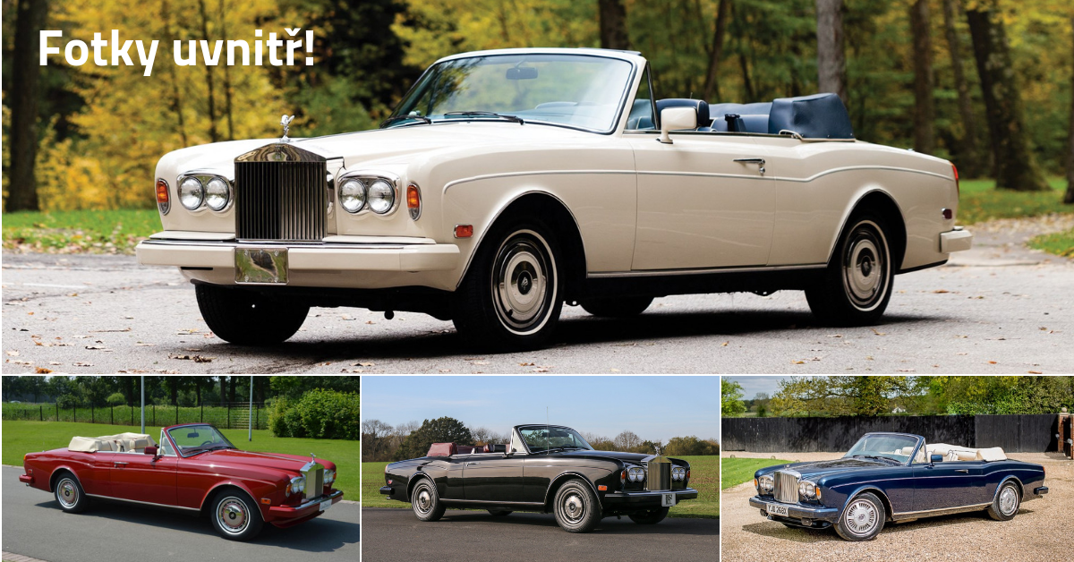 Rolls-Royce Corniche: Luxusní vůz s barokním designem
