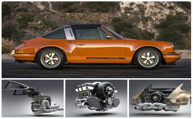 Singer, Williams a Hans Mezger vyvíjí vzduchem chlazený plochý šestiválec pro kultovní Porsche 911