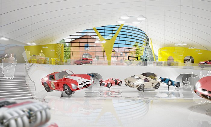 Enzo Ferrari Museum - italské muzeum, které navrhl Čech