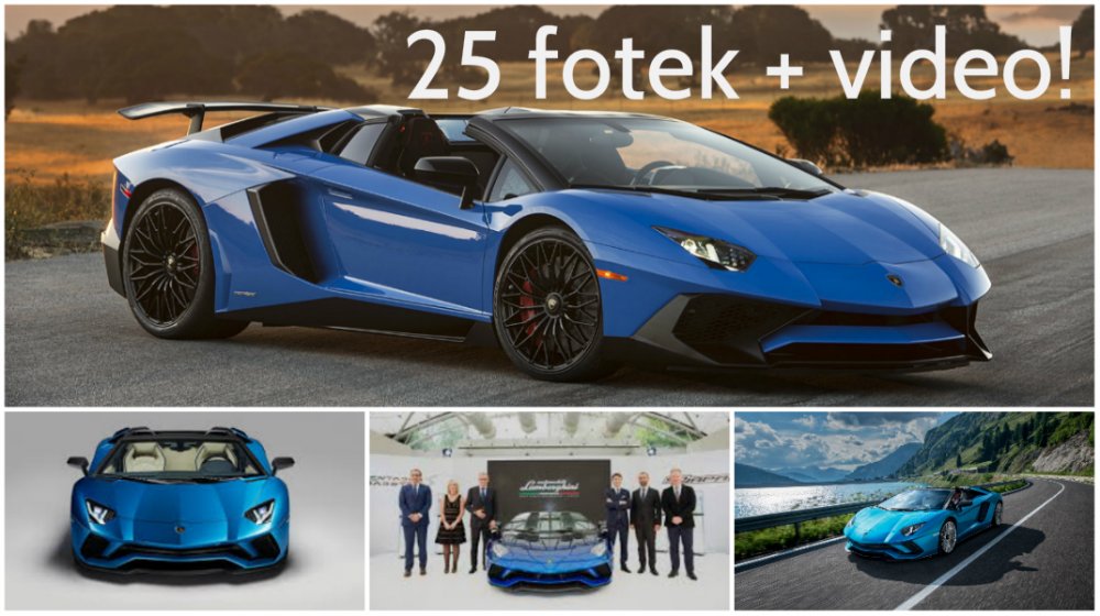 Lamborghini slaví! Velkým překvapením 50. výročí se stal speciál Aventador S Roadster