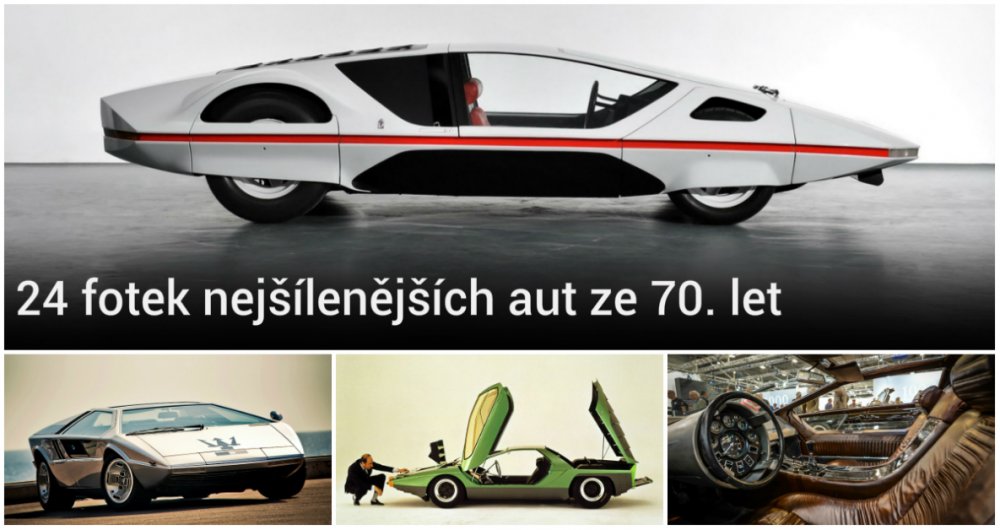 3 nejšílenější “klínovitá” auta ze 70. let